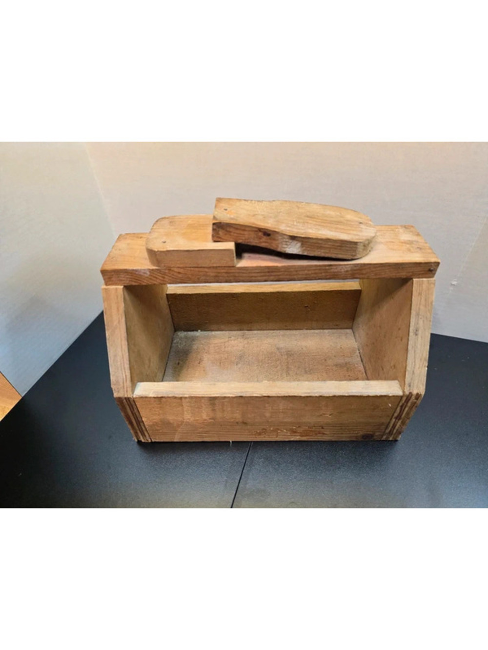 Handmade Wooden Shoe Shine Box